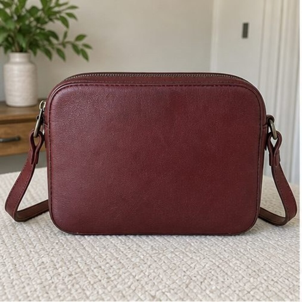Espresso Woven Crossbody Bag